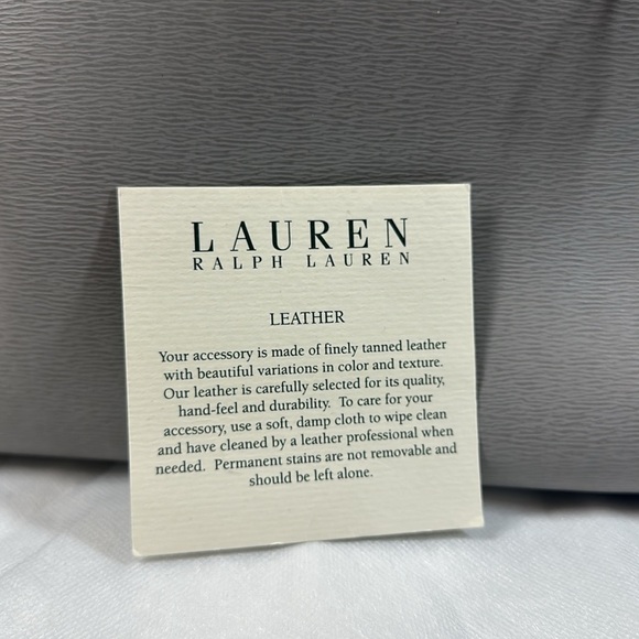 NWOT RALPH LAUREN leather purse - Picture 11 of 14